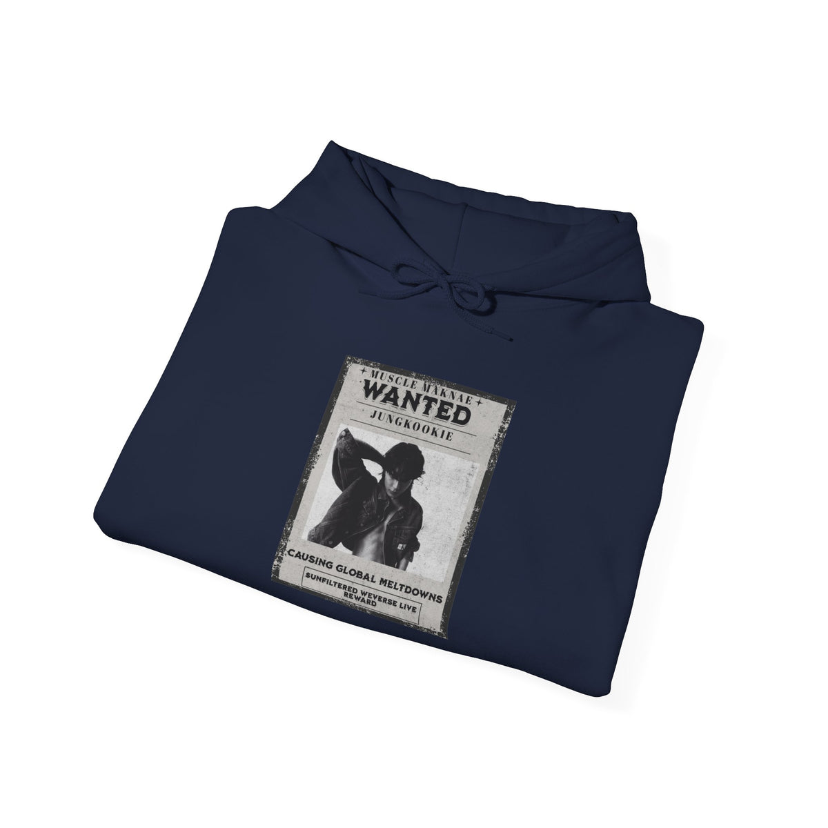 Hoodie - Vintage 'Wanted' Poster Graphic Pullover