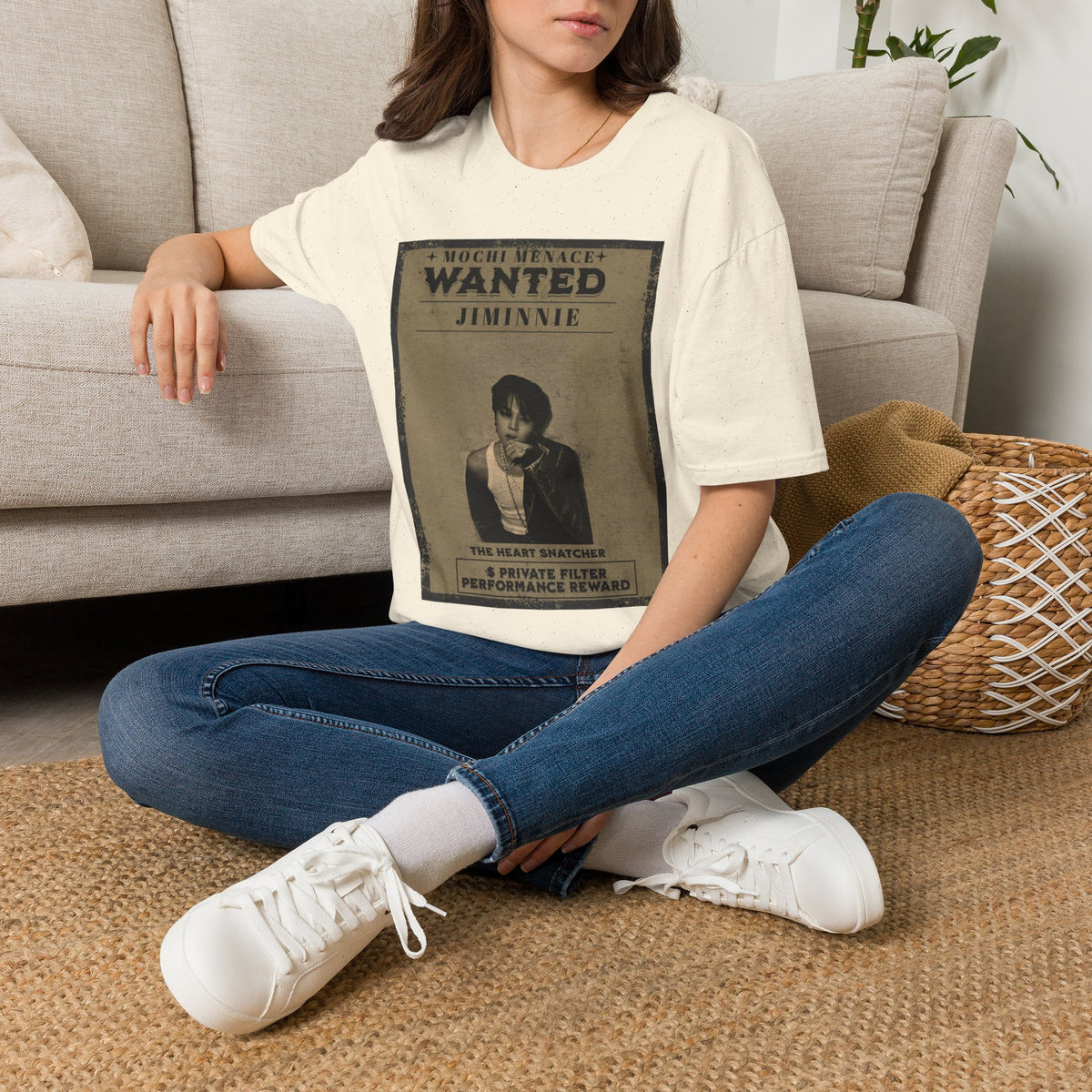 Wanted 'Jimmie' Graphic T‑Shirt — Mochi Menace Vintage Poster Tee