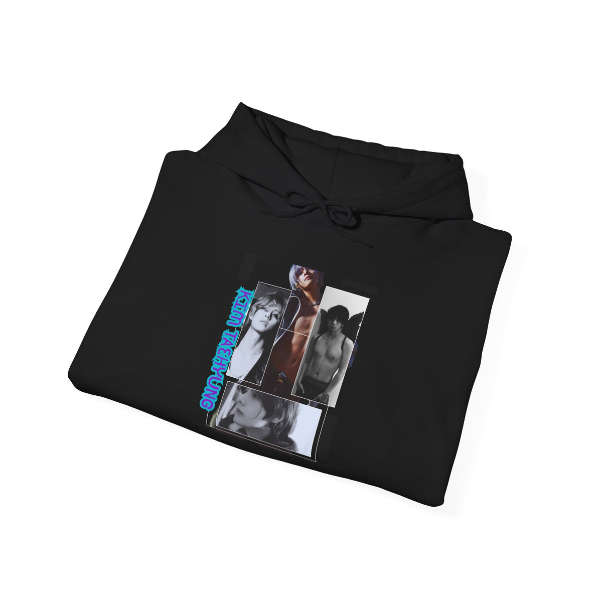 Graphic Hoodie — Photo Collage Streetwear "KIM TAEHYUNG"