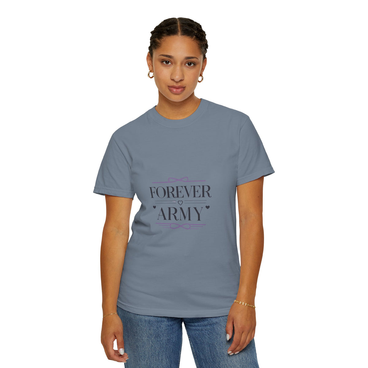 T-Shirt — "Forever Army" Graphic Tee (Military Pride Tribute)