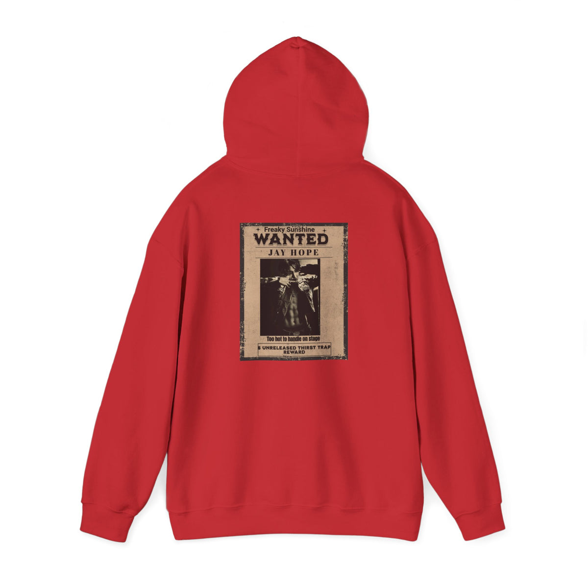 Wanted Poster Hoodie - Vintage 'WANTED: Jay Hope' Graphic Sweatshirt