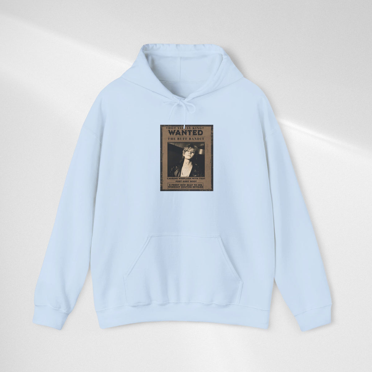 Vintage 'WANTED' Poster Hoodie — Retro V Design