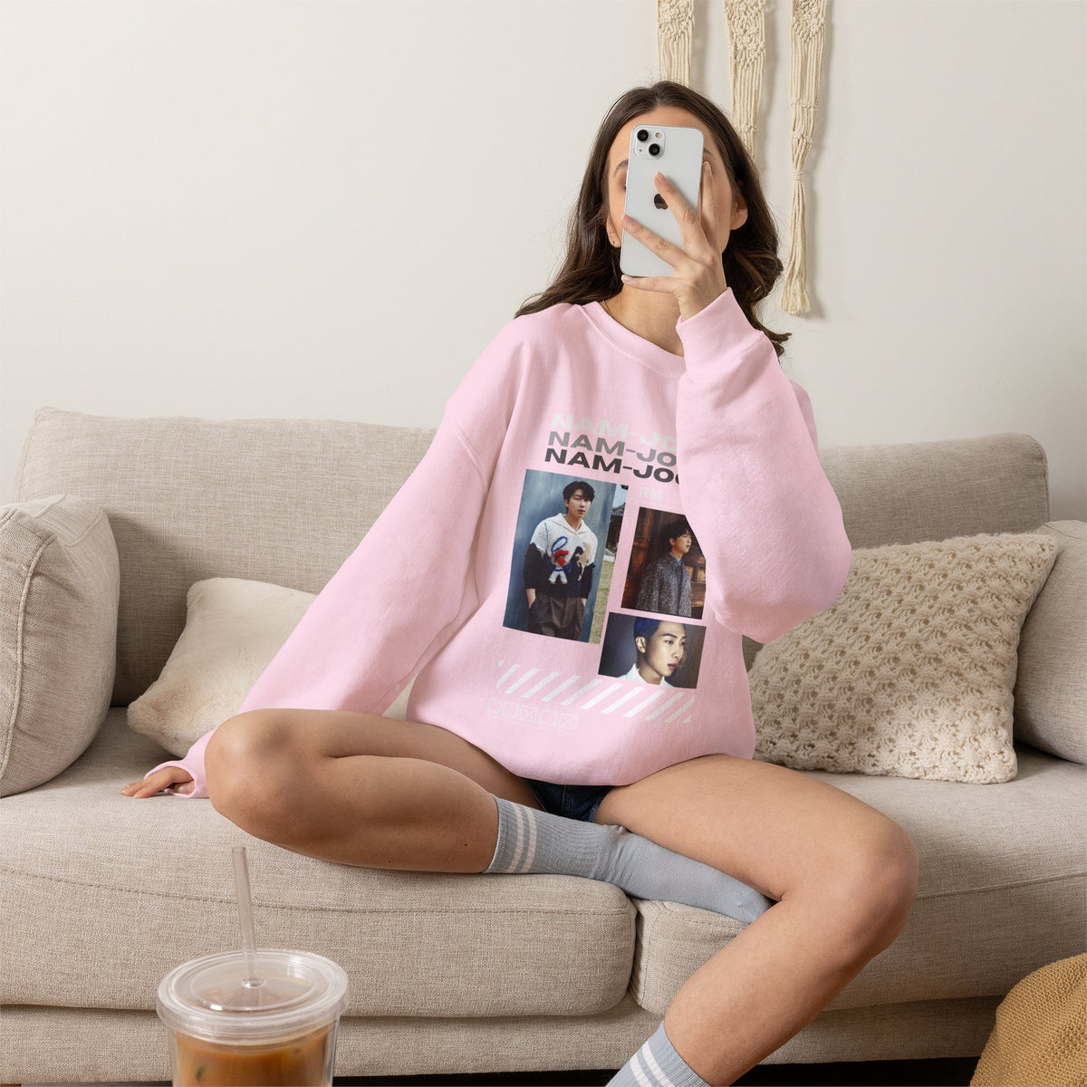 RM (Nam-joon) Photo Collage Crewneck Sweatshirt