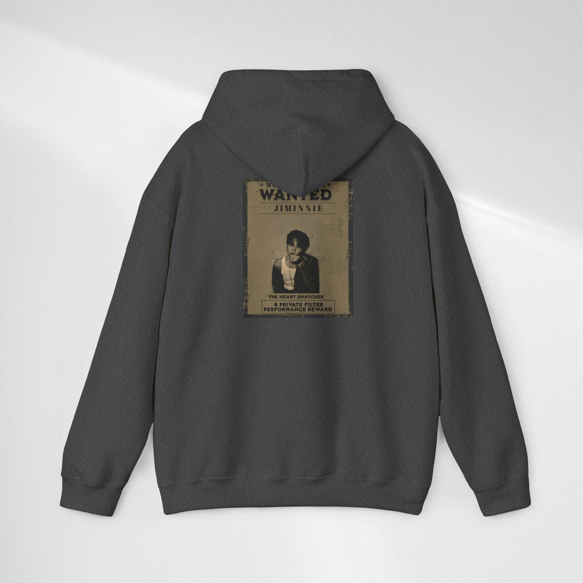 Jimmie Hoodie — "WANTED: Amnesie" Vintage Poster Graphic Hoodie