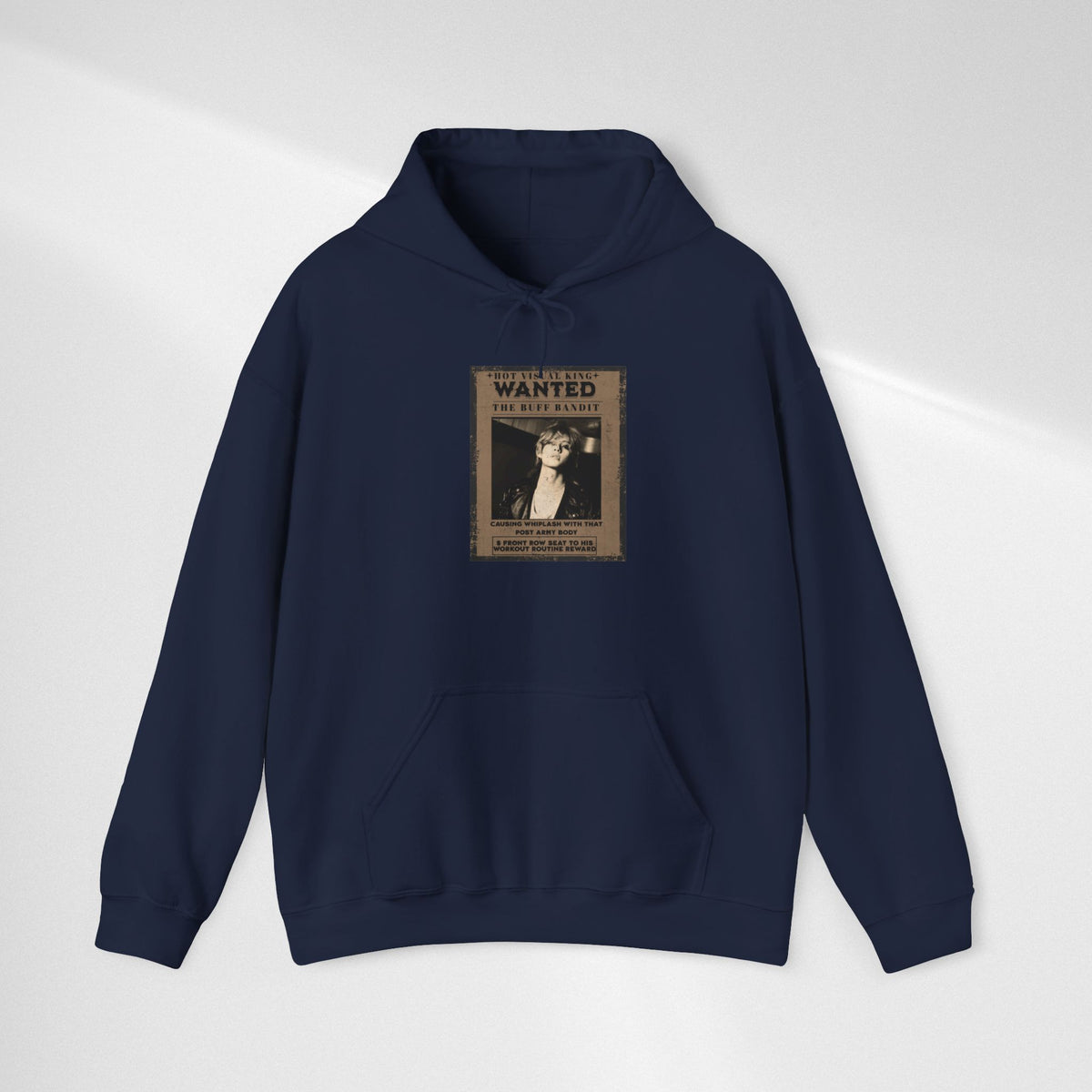 Vintage 'WANTED' Poster Hoodie — Retro V Design