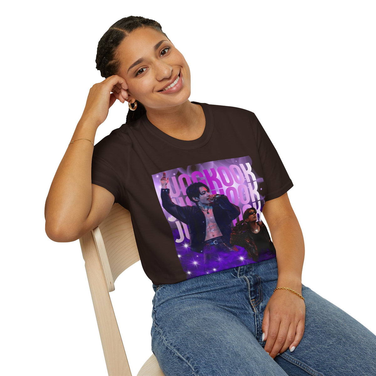 Jungkook 97 Fan Tee — Purple K-Pop BTS T-Shirt