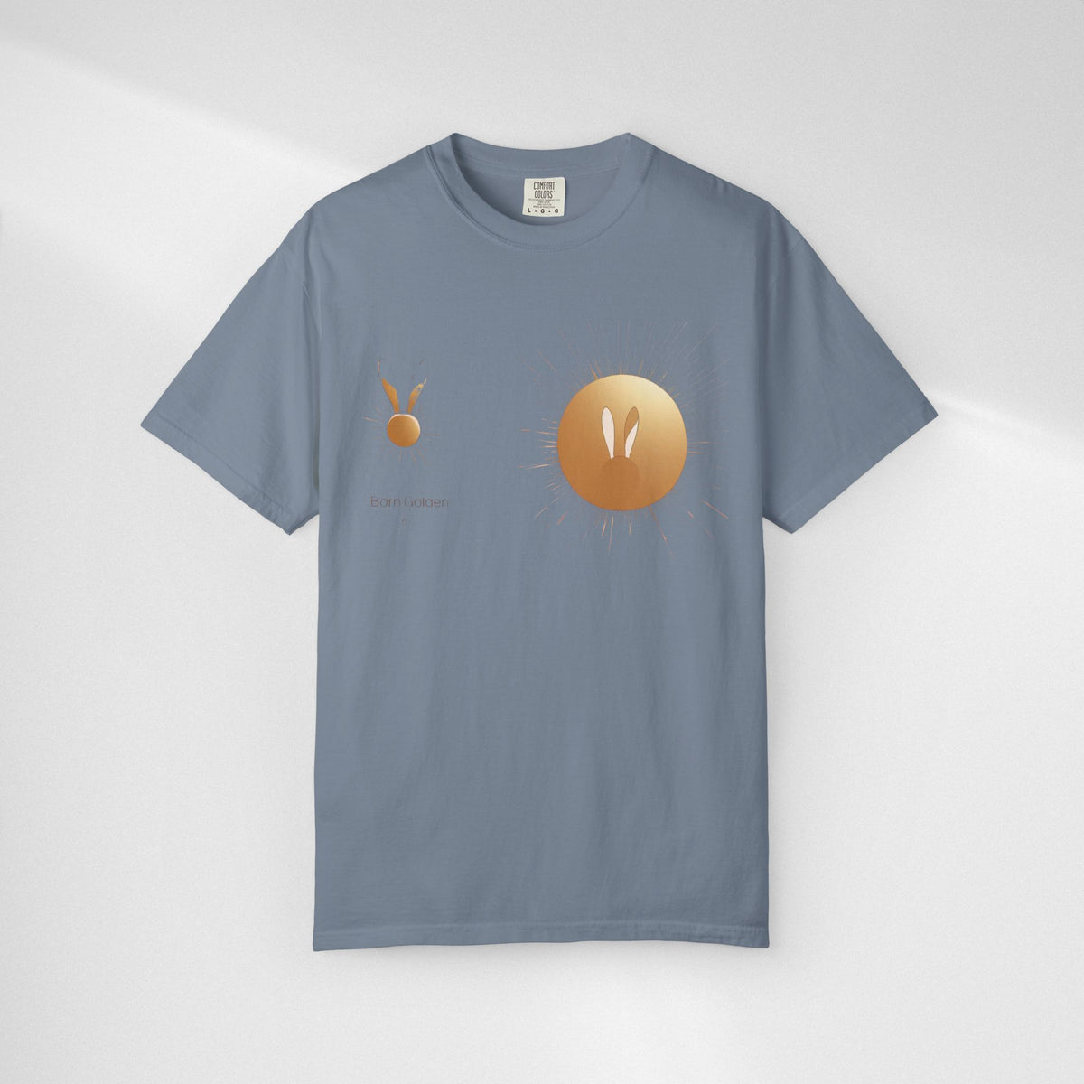 JK Gold Bunny Minimalist T-Shirt