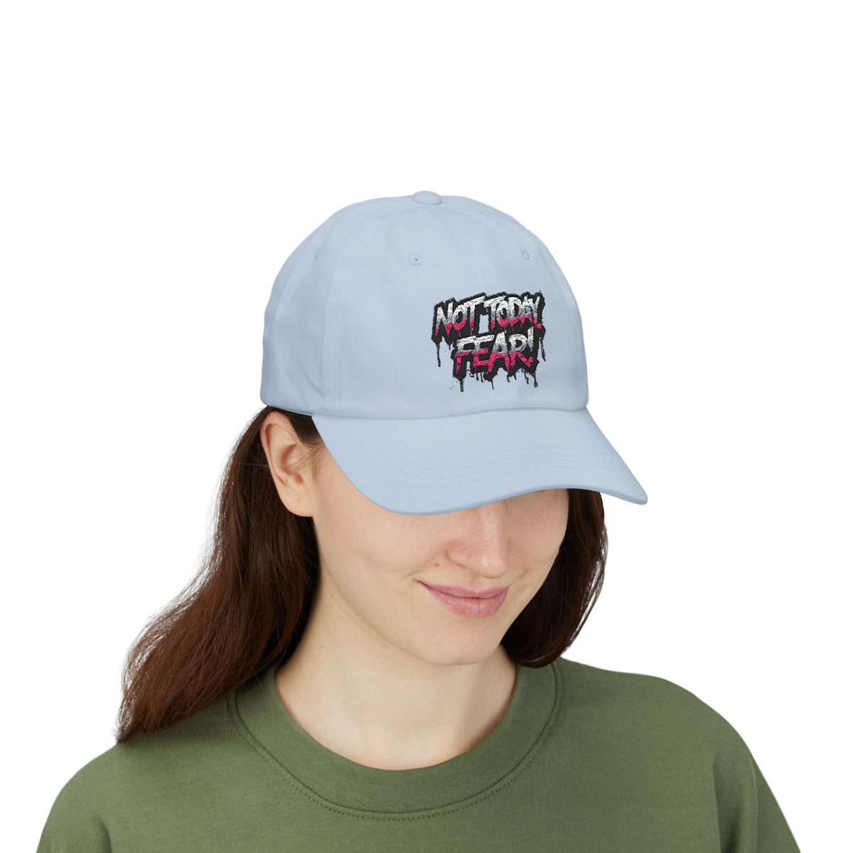 BTS Cap — "Not Today Fear" Embroidered Streetwear Hat