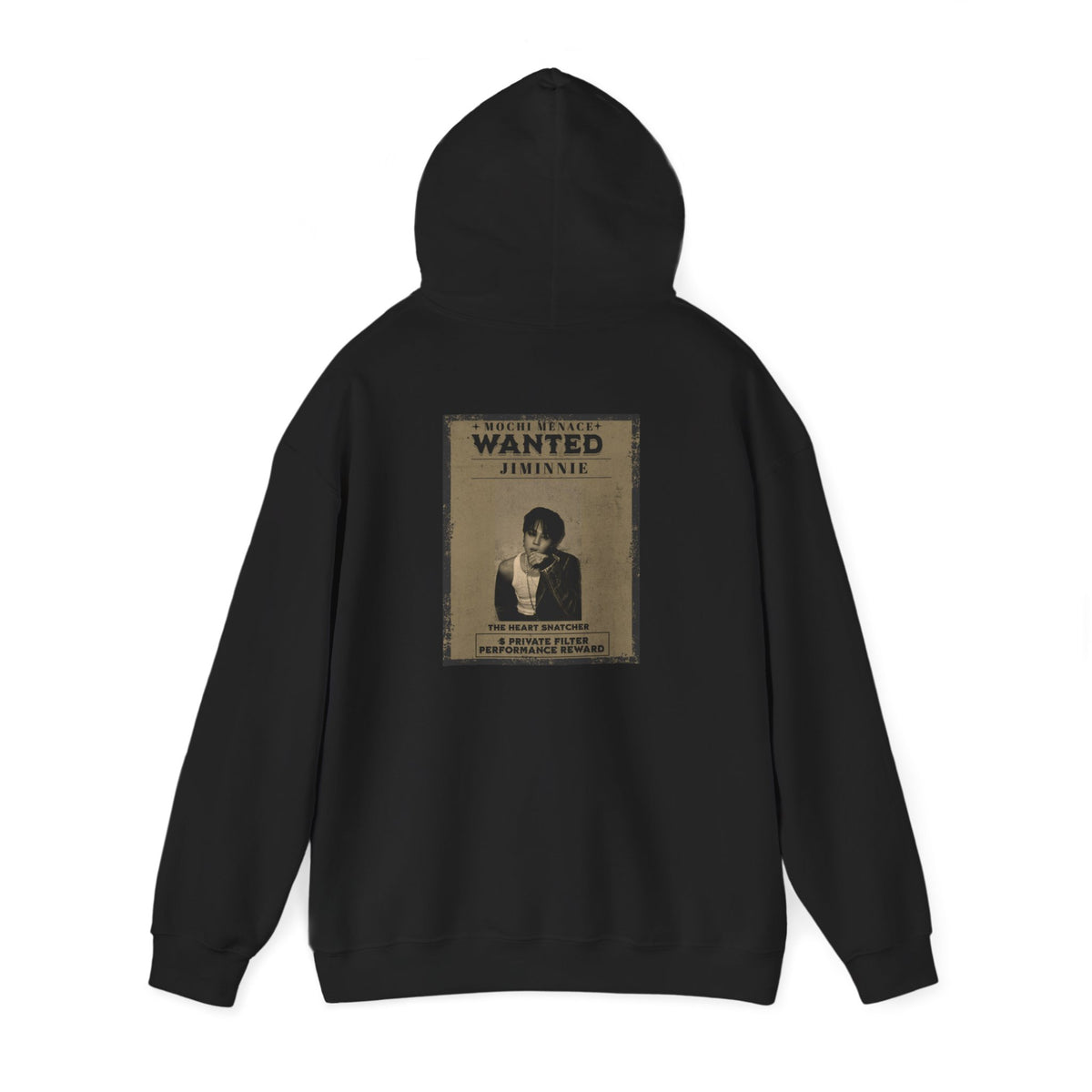 Jimmie Hoodie — "WANTED: Amnesie" Vintage Poster Graphic Hoodie