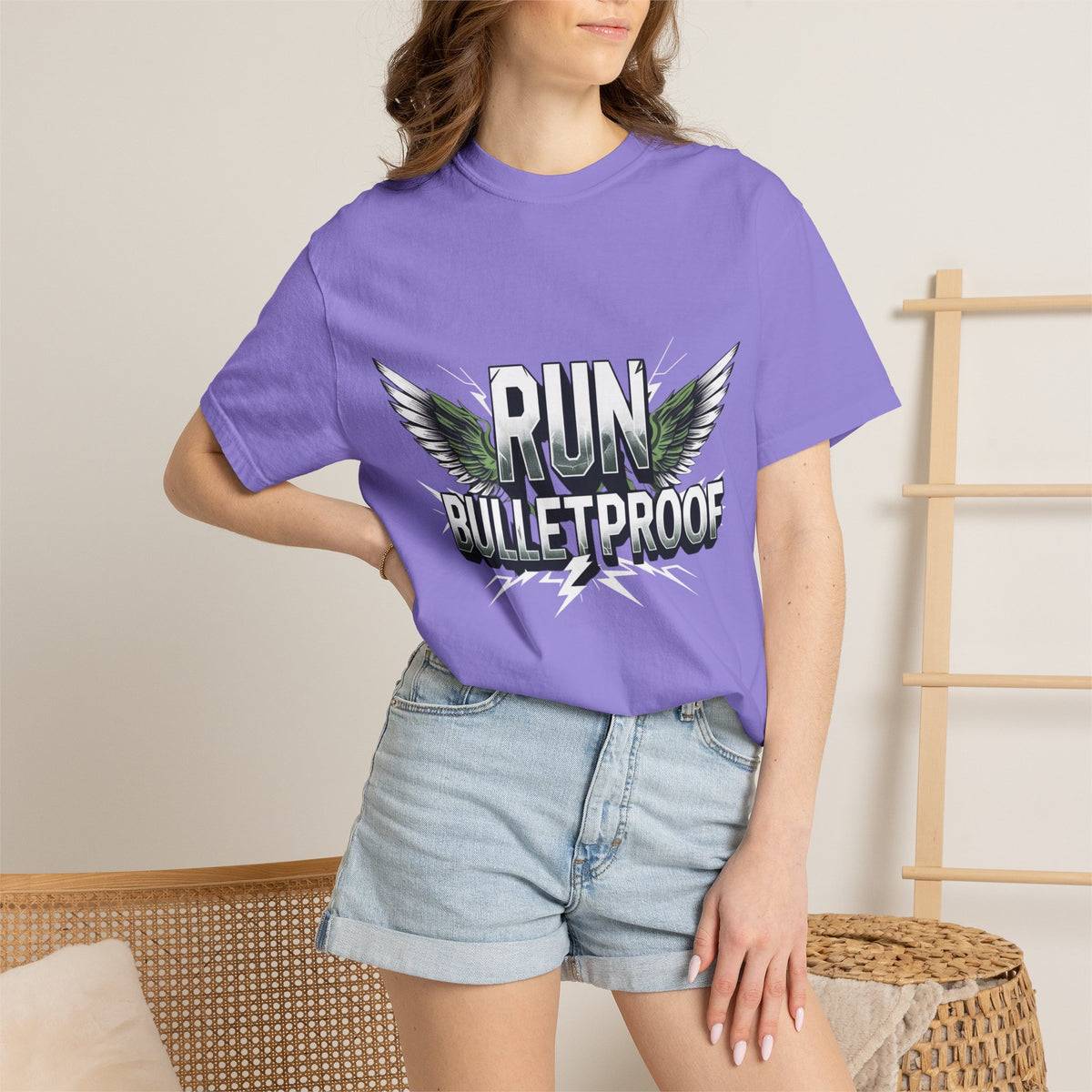 Run Bulletproof T-Shirt — BTS Graphic Fitness Tee