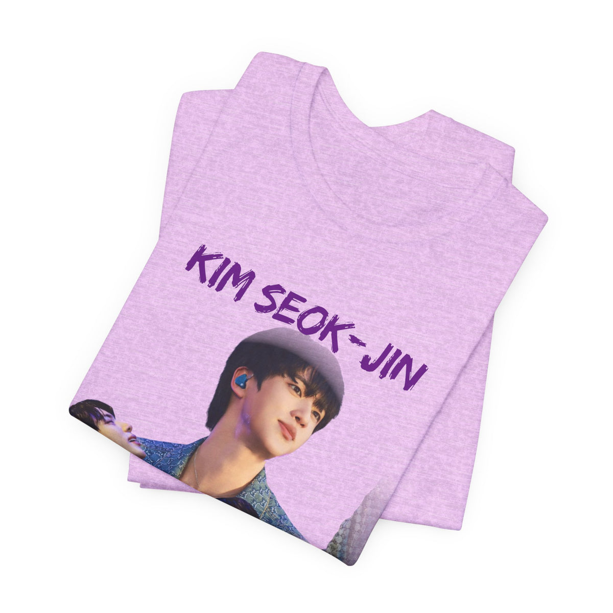 Jin (Kim Seok-jin) Fan Tee — K‑Pop BTS Portrait Graphic T‑Shirt