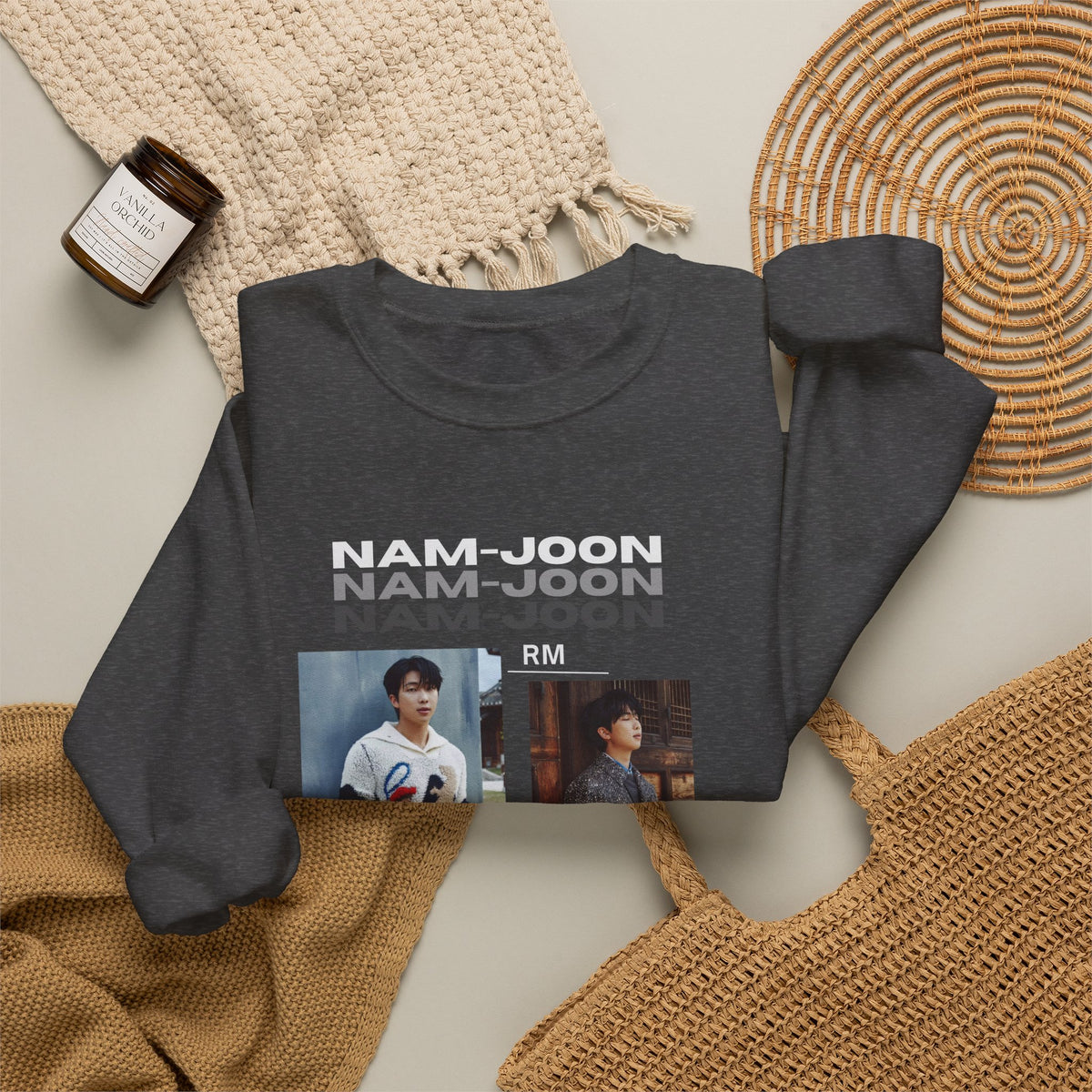 RM (Nam-joon) Photo Collage Crewneck Sweatshirt