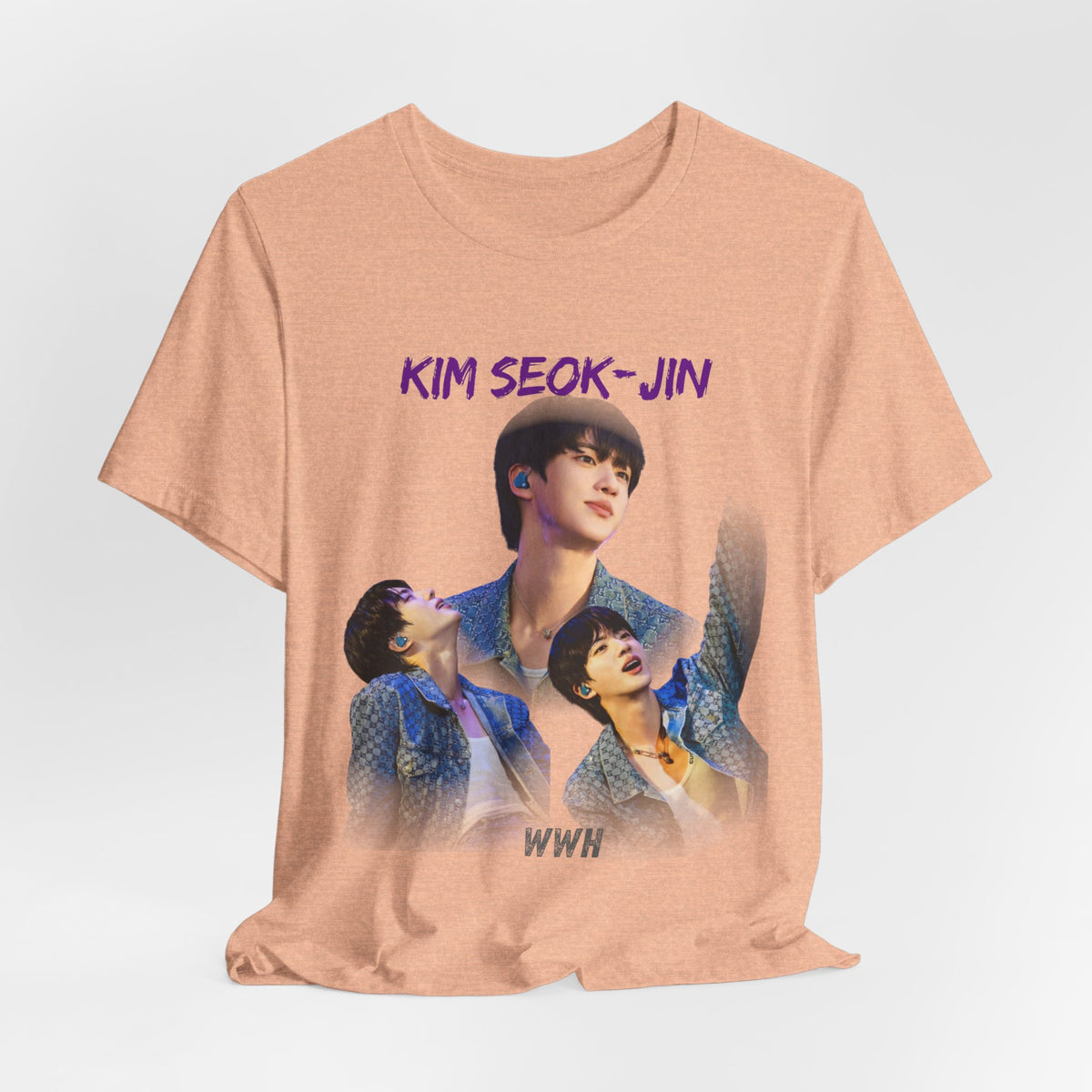 Jin (Kim Seok-jin) Fan Tee — K‑Pop BTS Portrait Graphic T‑Shirt