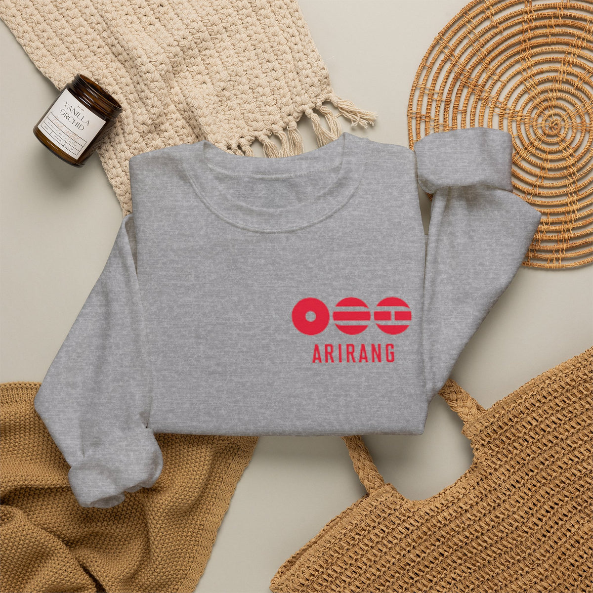 Arirang Minimalist Crewneck Sweatshirt — BTS Music