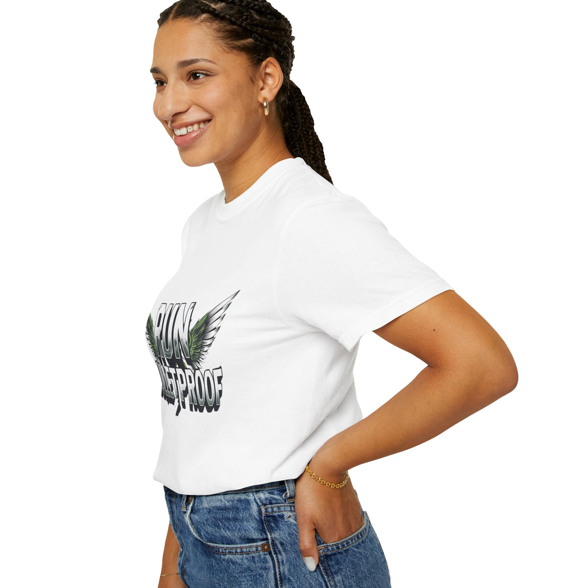 Run Bulletproof T-Shirt — BTS Graphic Fitness Tee