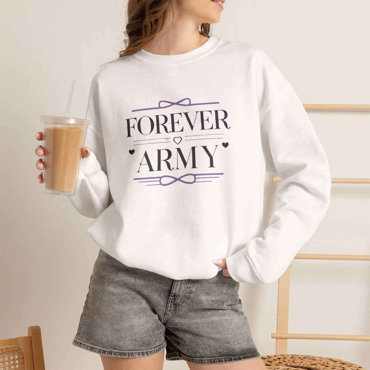 Forever Army Crewneck Sweatshirt