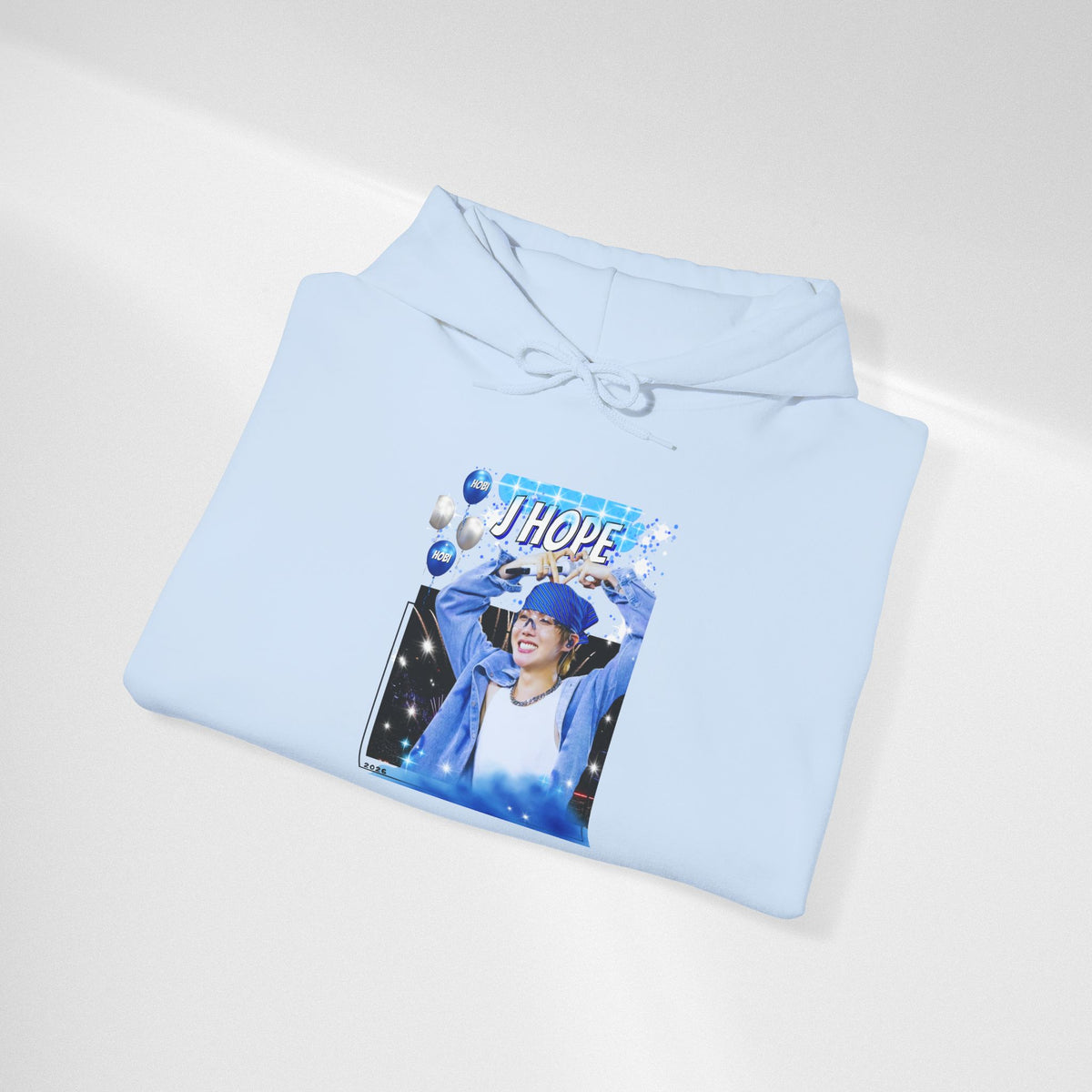 J-Hope 94 Blue Graphic Hoodie