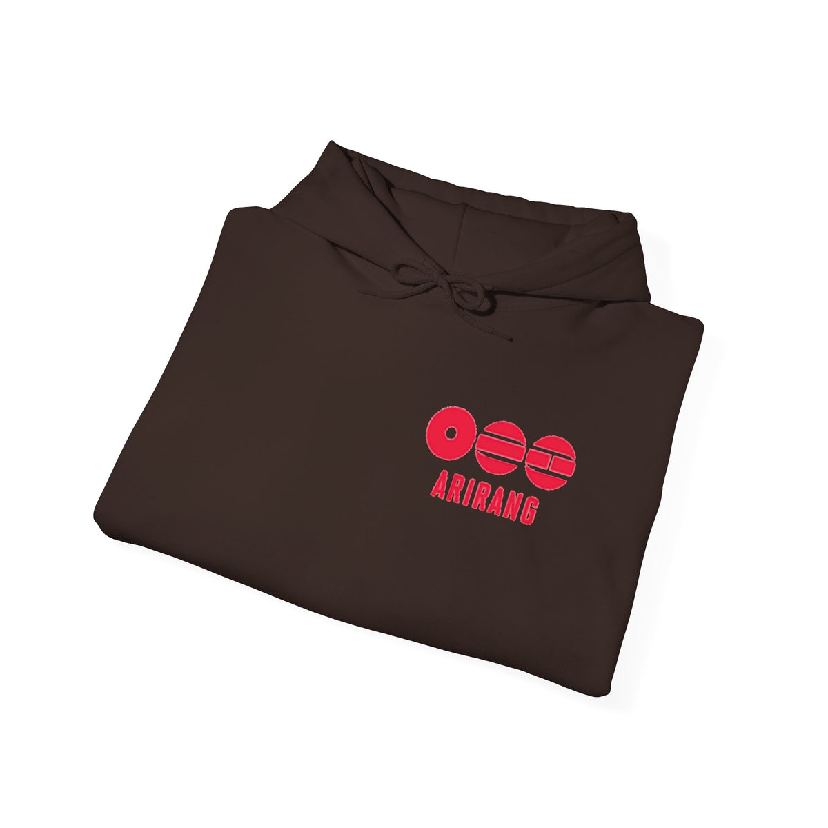 Arirang Logo Hoodie — Minimal BTS Inspired White Pullover