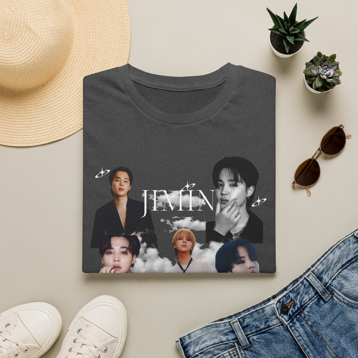 Jimin Portrait Collage T-Shirt