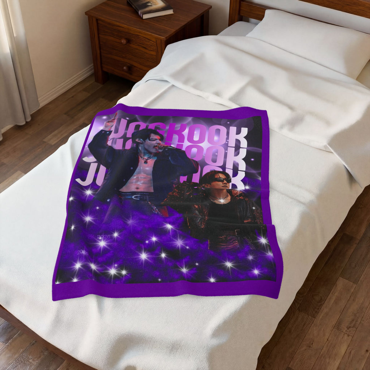 Jungkook Velveteen Plush Blanket