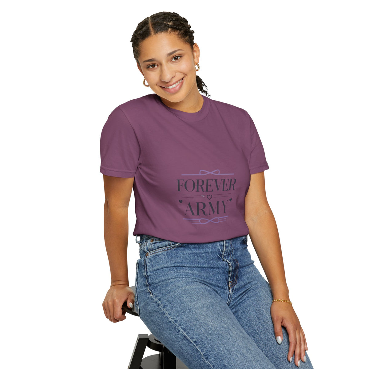 T-Shirt — "Forever Army" Graphic Tee (Military Pride Tribute)