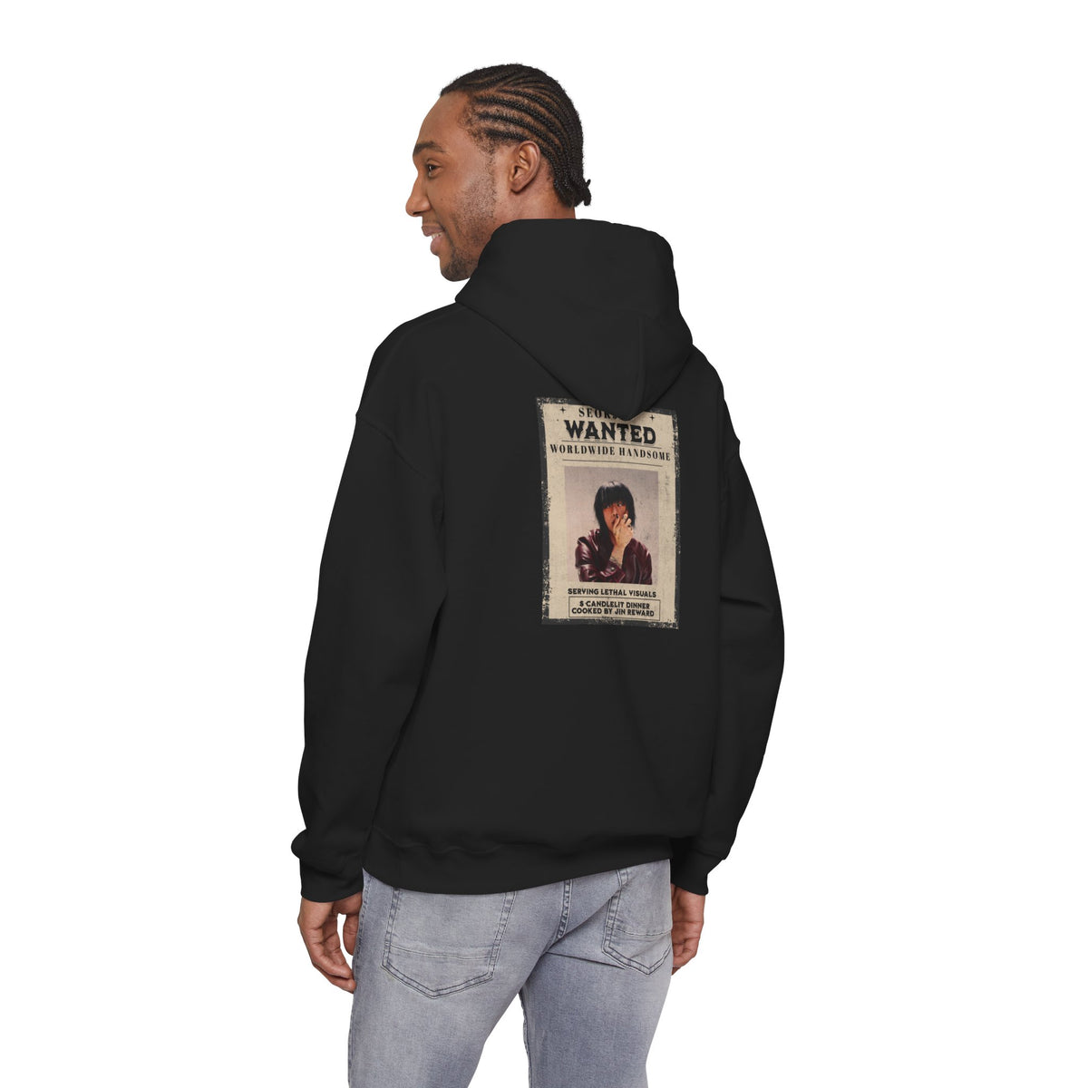 Wanted Poster Hoodie — Vintage 'Missing You' Retro Photo Pullover