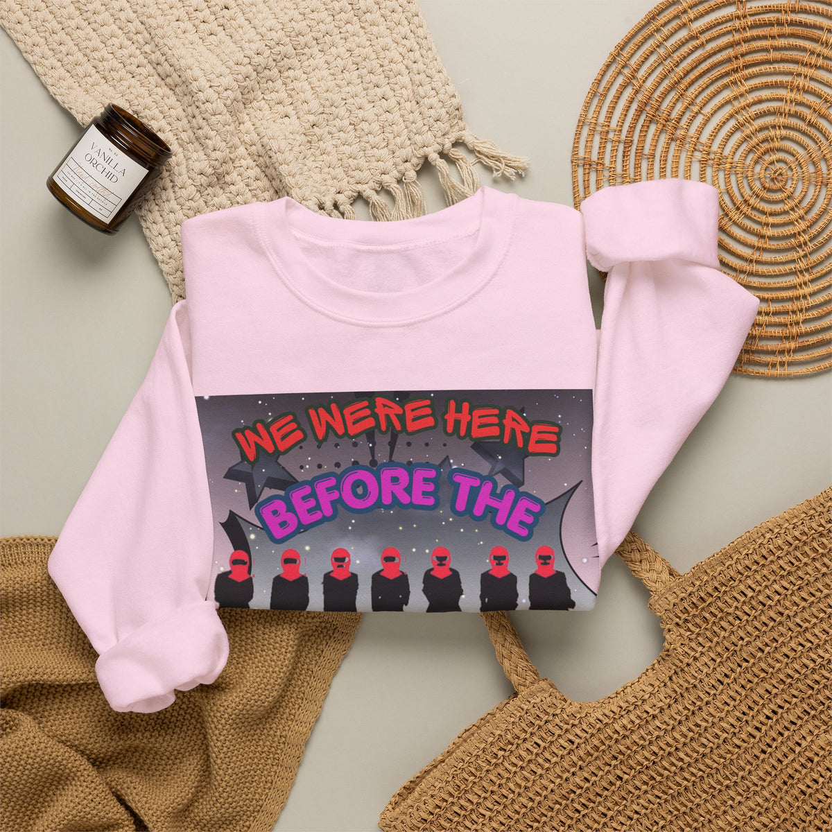 Crewneck Sweatshirt — BTS  the Comeback” Retro Pop Graphic