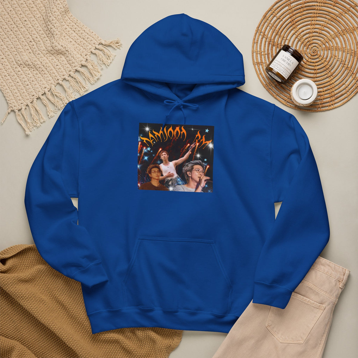 RM Photo Hoodie — Custom Back Number "94" Music Fan Pullover