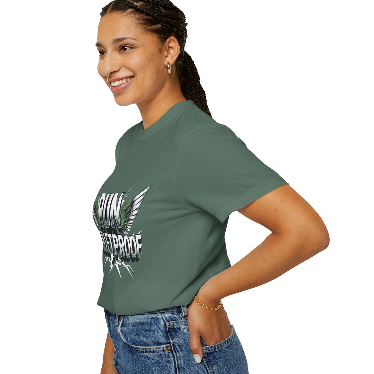 Run Bulletproof T-Shirt — BTS Graphic Fitness Tee