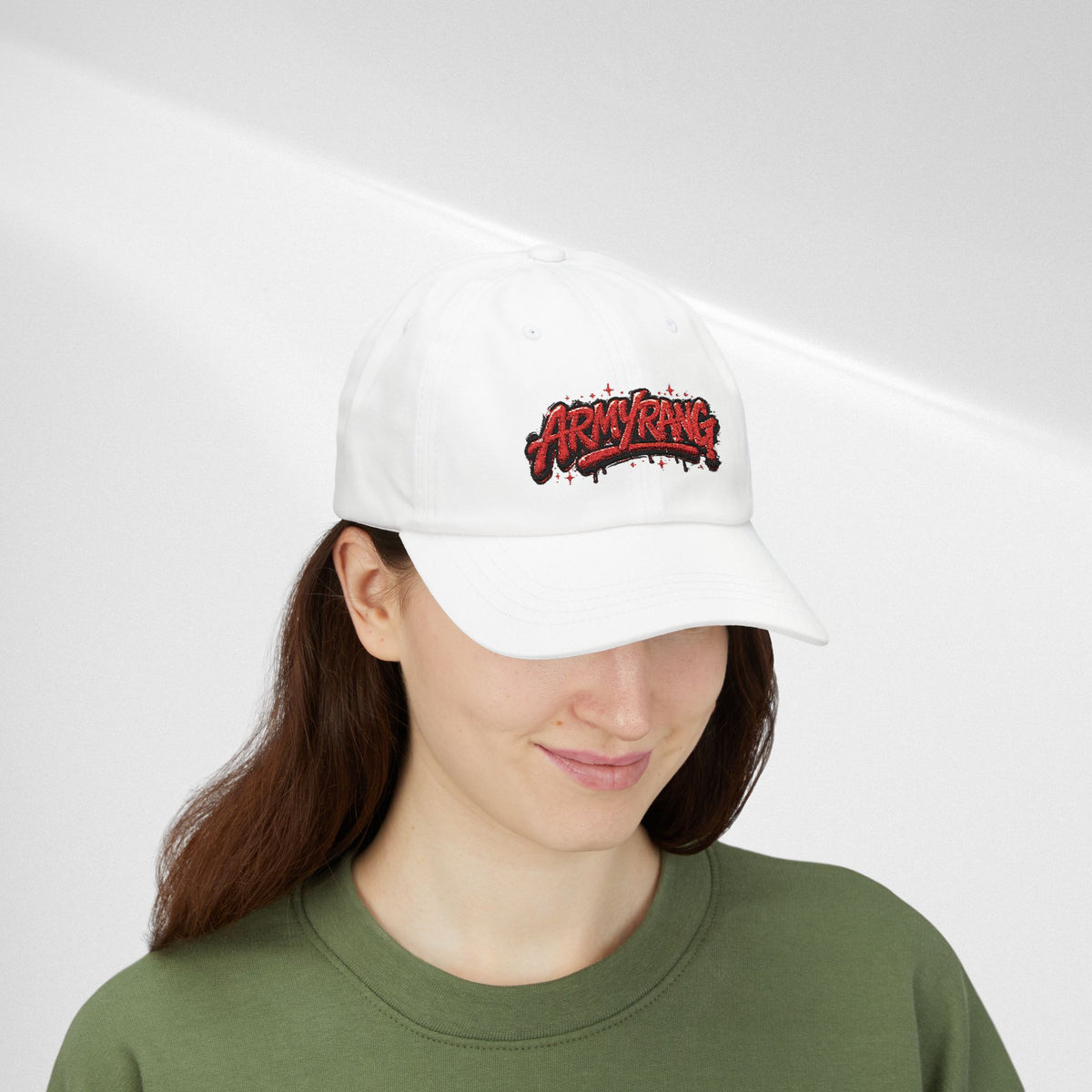 Armyrang Red Graffiti BTS Cap
