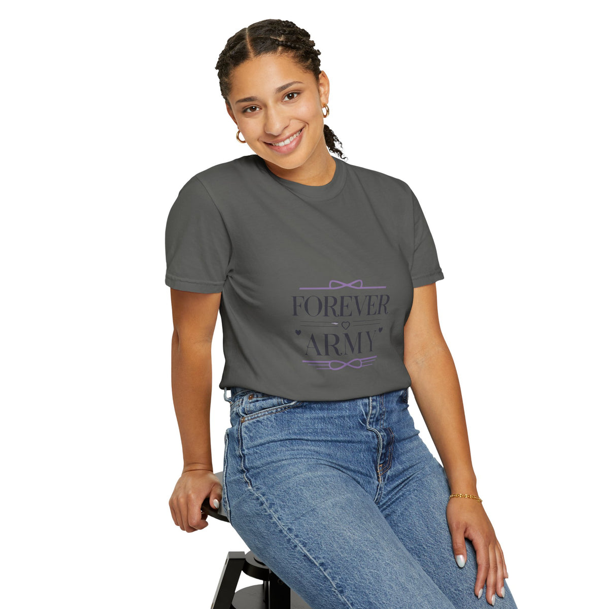 T-Shirt — "Forever Army" Graphic Tee (Military Pride Tribute)