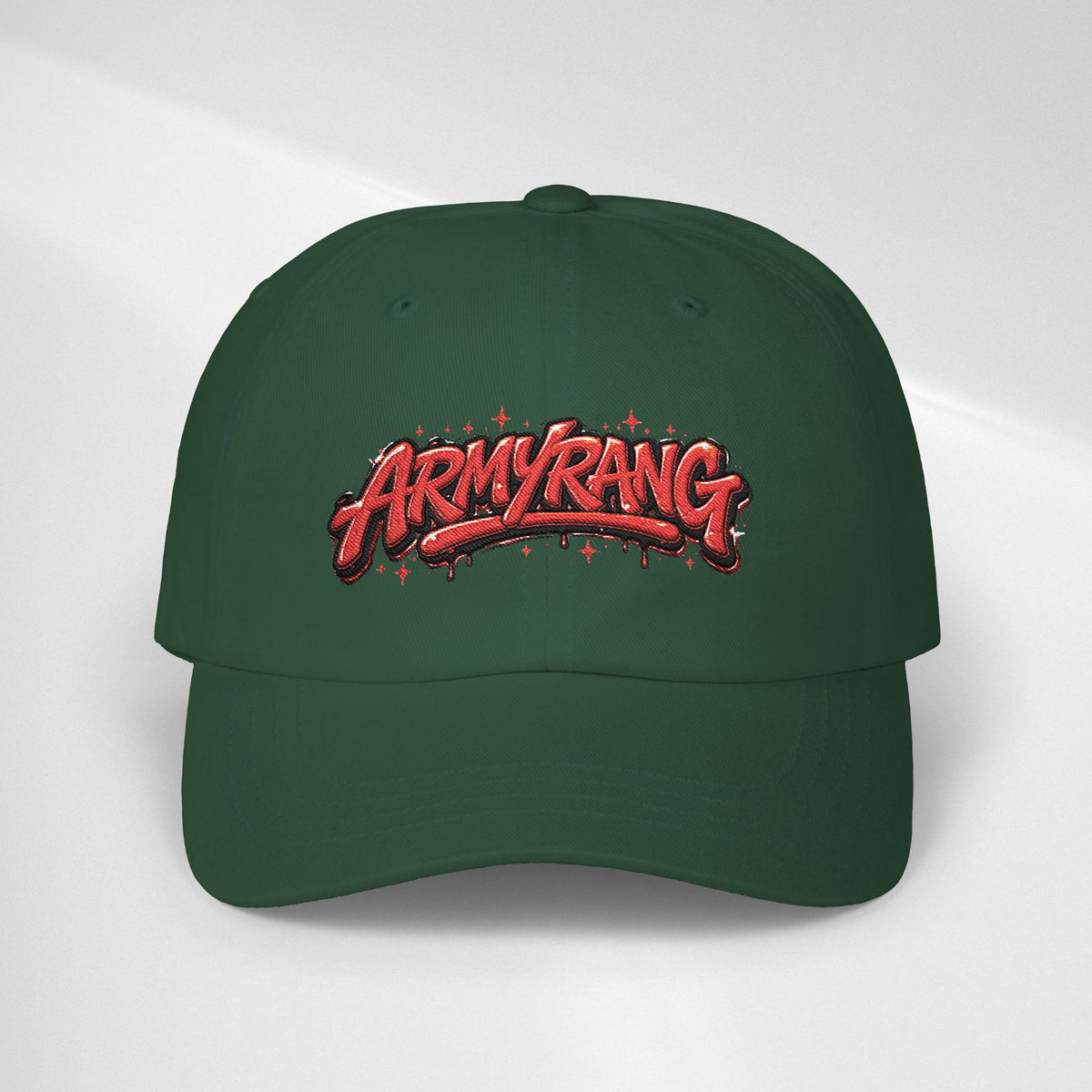 Armyrang Red Graffiti BTS Cap